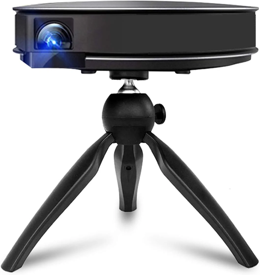 پایه پروژکتور کوچک قابل حمل caihuashopping - پایه پروژکتور با قابلیت تنظیم زاویه - پایه پروژکتور مشکی و جمع و جور برای دفتر کار، پایه های پروژکتور خانگی (رنگ: A)