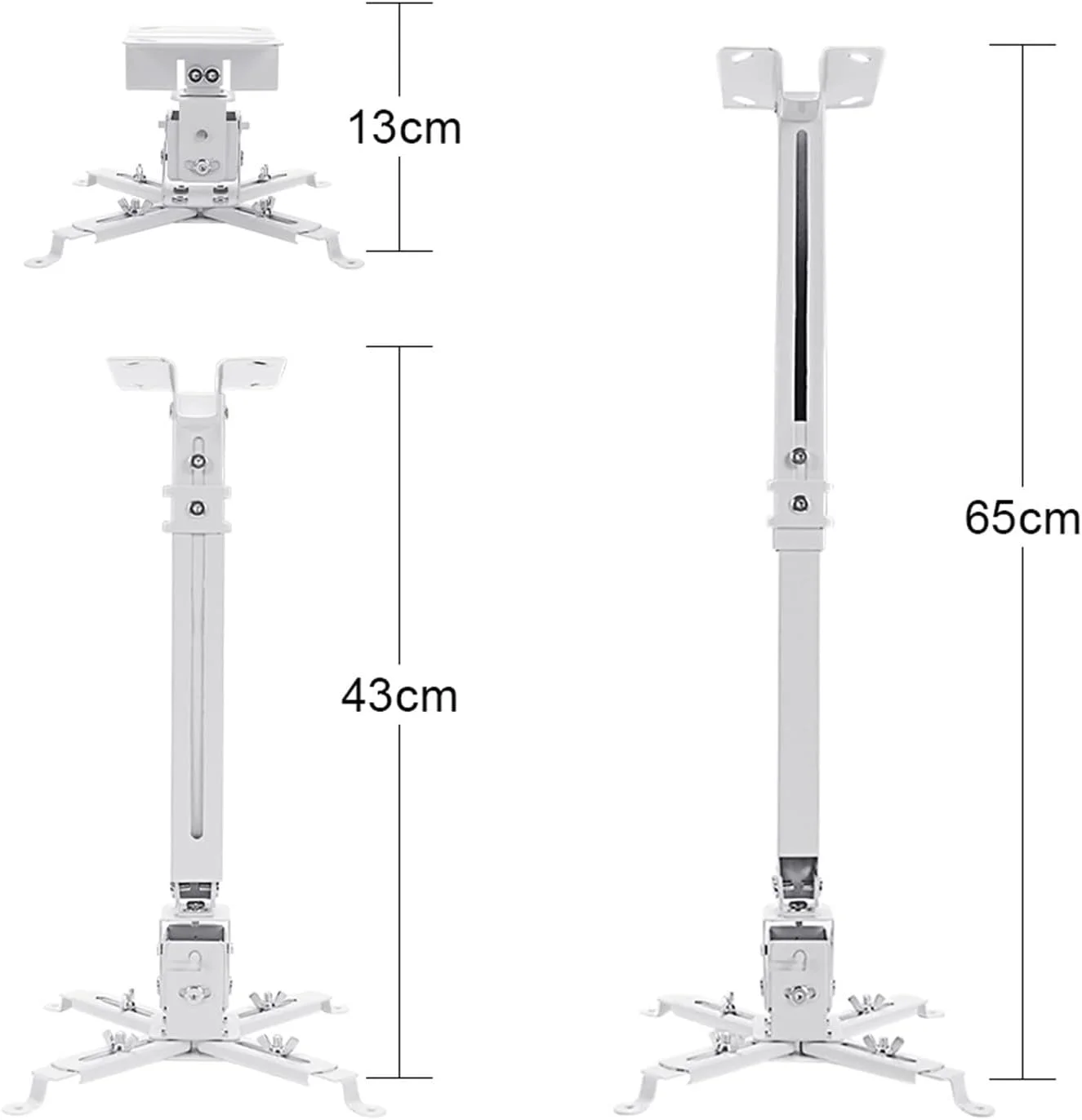 پایه سقفی یونیورسال برای پروژکتورها، پایه دیواری آویز M19 YG620 M20 T26K HD، پایه پروژکتور برای پروژکتورها