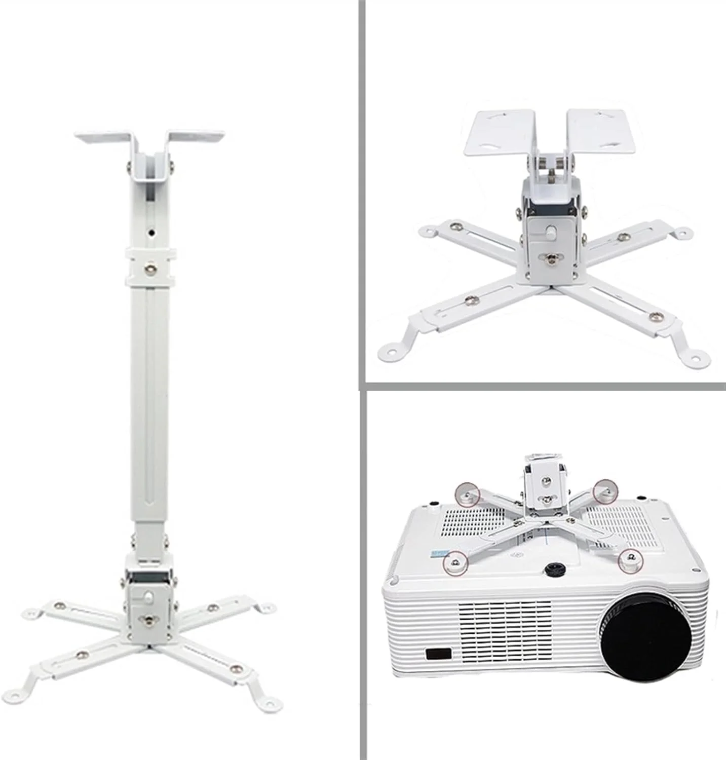 پایه سقفی یونیورسال برای پروژکتورها، پایه دیواری آویز M19 YG620 M20 T26K HD، پایه پروژکتور برای پروژکتورها