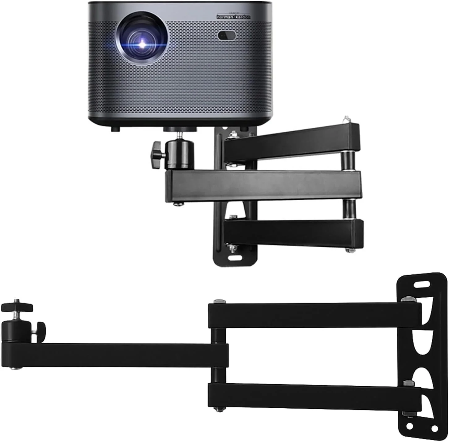 پایه دیواری پروژکتور چنگکو با قابلیت چرخش 360 درجه، پایه فلزی دیواری پروژکتور یونیورسال با رابط پیچ 1/4 اینچی پایه دیواری پروژکتور چنگکو با قابلیت چرخش 360 درجه، پایه فلزی دیواری پروژکتور یونیورسال با رابط پیچ 1/4 اینچی