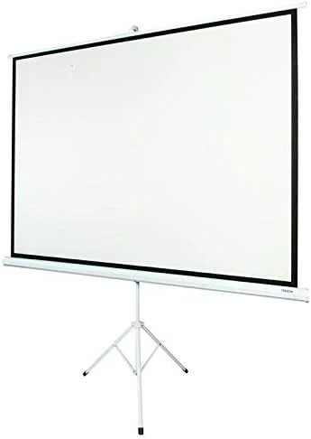 پرده نمایش پروژکتور قابل حمل سایز ۱۰۰ اینچ مورب HD نسبت تصویر ۴:۳ با پایه تاشو