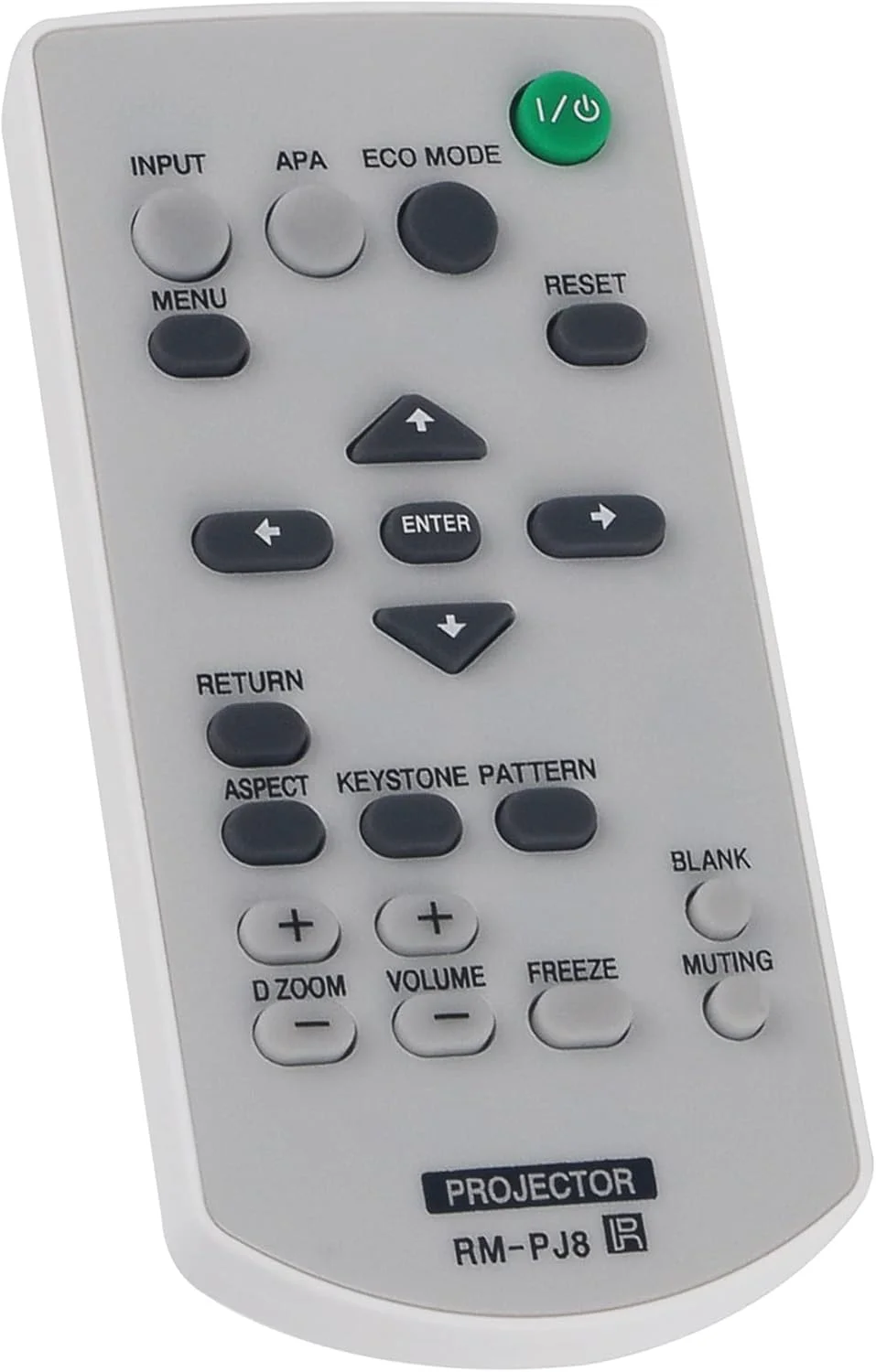 ریموت جایگزین Allimity RM-PJ8 سازگار با پروژکتورهای دیتا سونی مدل‌های VPL-DX221 VPL-DX271 VPL-DX241 VPL-DW241 VPL-DX140 VPL-DX120 VPL-DX100 VPL-DW120 VPL-DX145 VPL-DX125 VPL-DW125 VPL-DX146 VPL-DX126