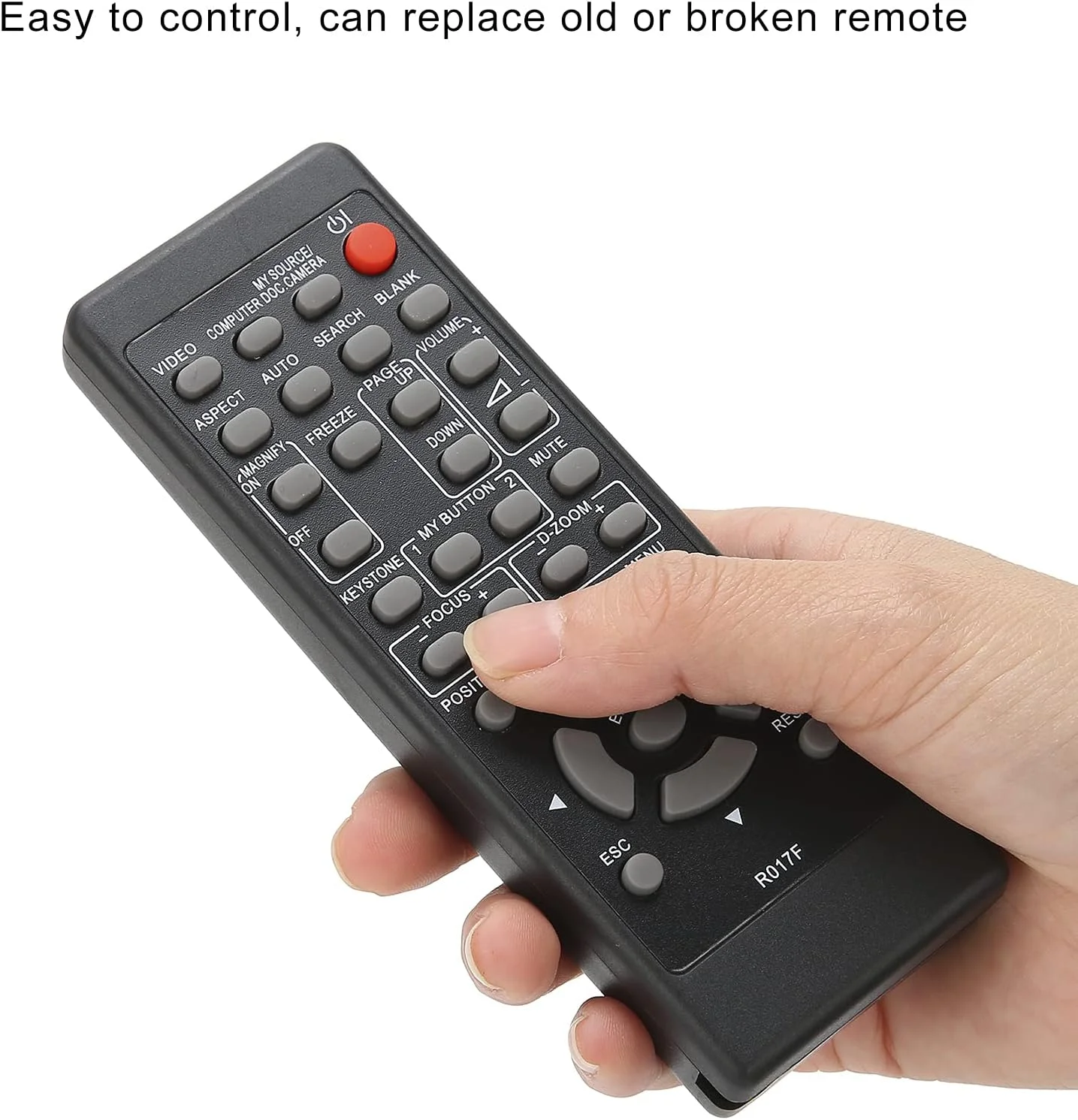 ریموت کنترل برای هیتاچی، ریموت کنترل جایگزین مناسب برای پروژکتورهای هیتاچی R017F CPX2520 CPX253 CP‑X254 CPX2511 HCP2200X