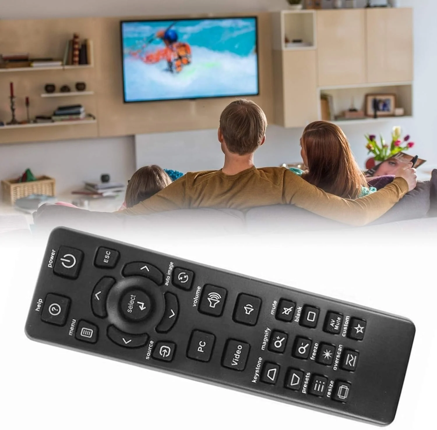 ریموت کنترل جایگزین برای پروژکتورهای INFOCUS DLP مدل‌های IN112, IN114, IN116, IN118, IN119, IN128, IN3136, IN3138, IN124, IN2192, IN2194, IN27W, IN223, IN1112A, IN126ST, IN112X, EB12A