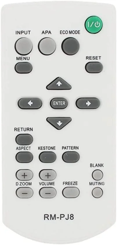ریموت کنترل - ریموت کنترل جایگزین پروژکتور RM-PJ8 برای سونی RM-PJ5/PJ6/PJ10/PJ12/PJ1 لوازم جانبی کنترلر سوئیچ بی سیم
