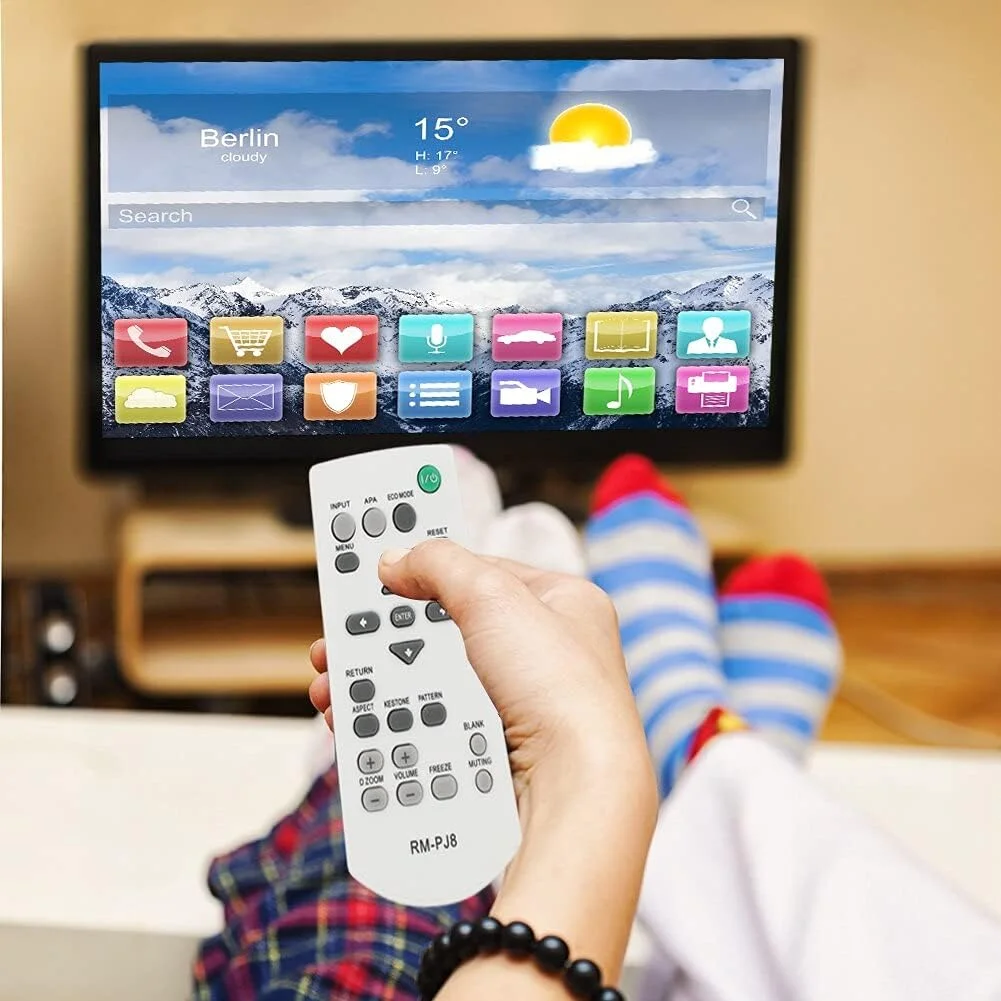 ریموت کنترل - ریموت کنترل جایگزین پروژکتور RM-PJ8 برای سونی RM-PJ5/PJ6/PJ10/PJ12/PJ1 لوازم جانبی کنترلر سوئیچ بی سیم