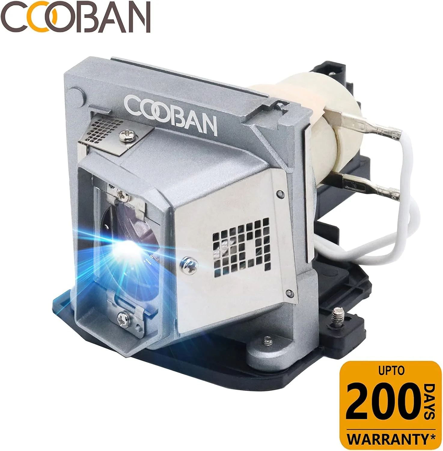 لامپ پروژکتور جایگزین COOBAN 1510X / 1610HD با محفظه برای پروژکتورهای DELL 1510X 1610X 1610HD 330-6581 725-10229 KFV6M
