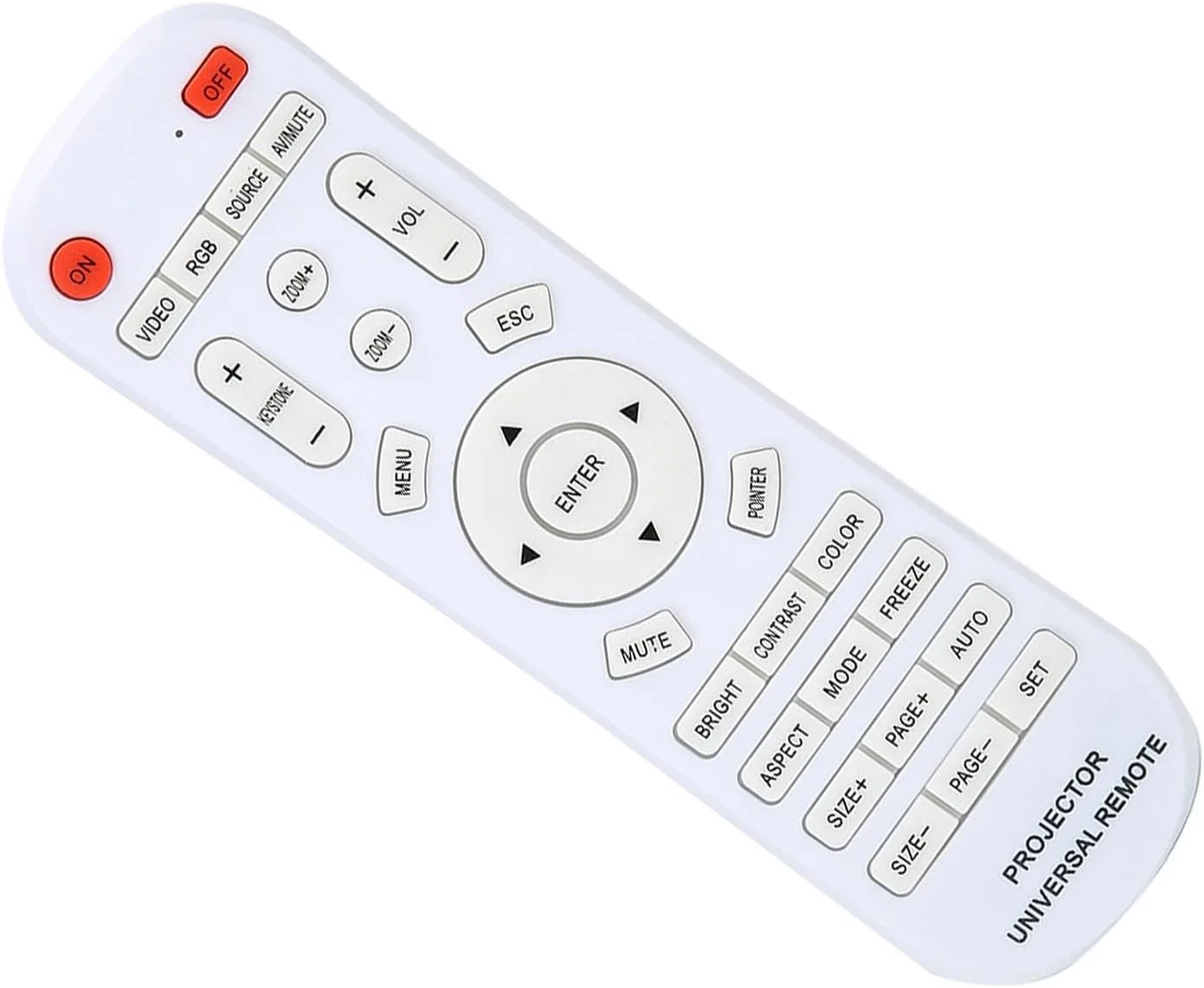 کنترل از راه دور پروژکتور DC 3V بادوام Cryfokt، ریموت پروژکتور ABS، برای کنترل از راه دور پروژکتور DC 3V بادوام Cryfokt، ریموت پروژکتور ABS، برای