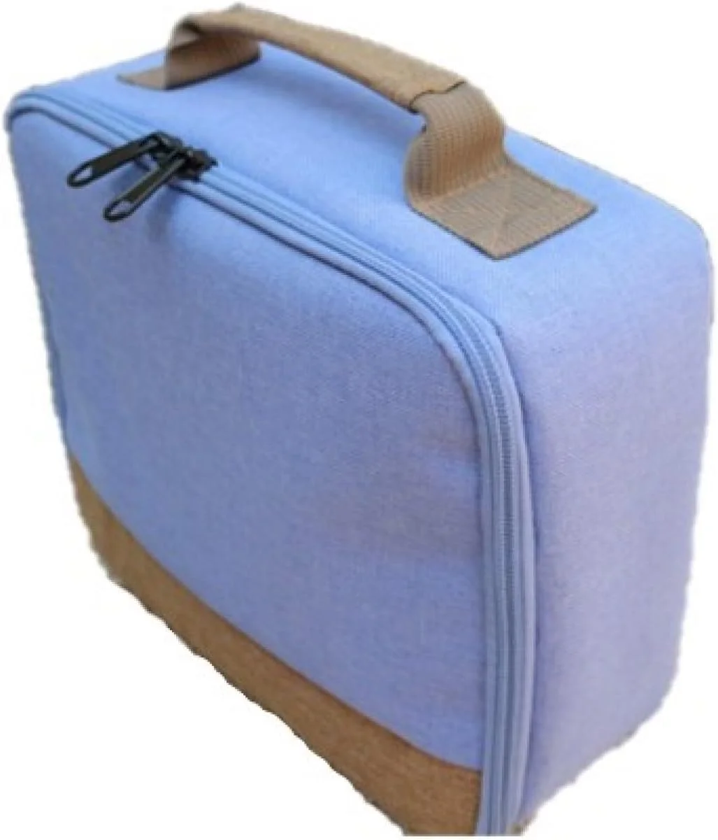 کیف نظم دهنده کابل CRSUSUKJ، کیف لوازم الکترونیکی، کیف نظم دهنده لوازم الکترونیکی، کیف پروژکتور، کیف قابل حمل برای مینی پروژکتور، کیف پروژکتور سازگار با اکثر پروژکتورها، برای پروژکتورها و لوازم جانبی (آبی)