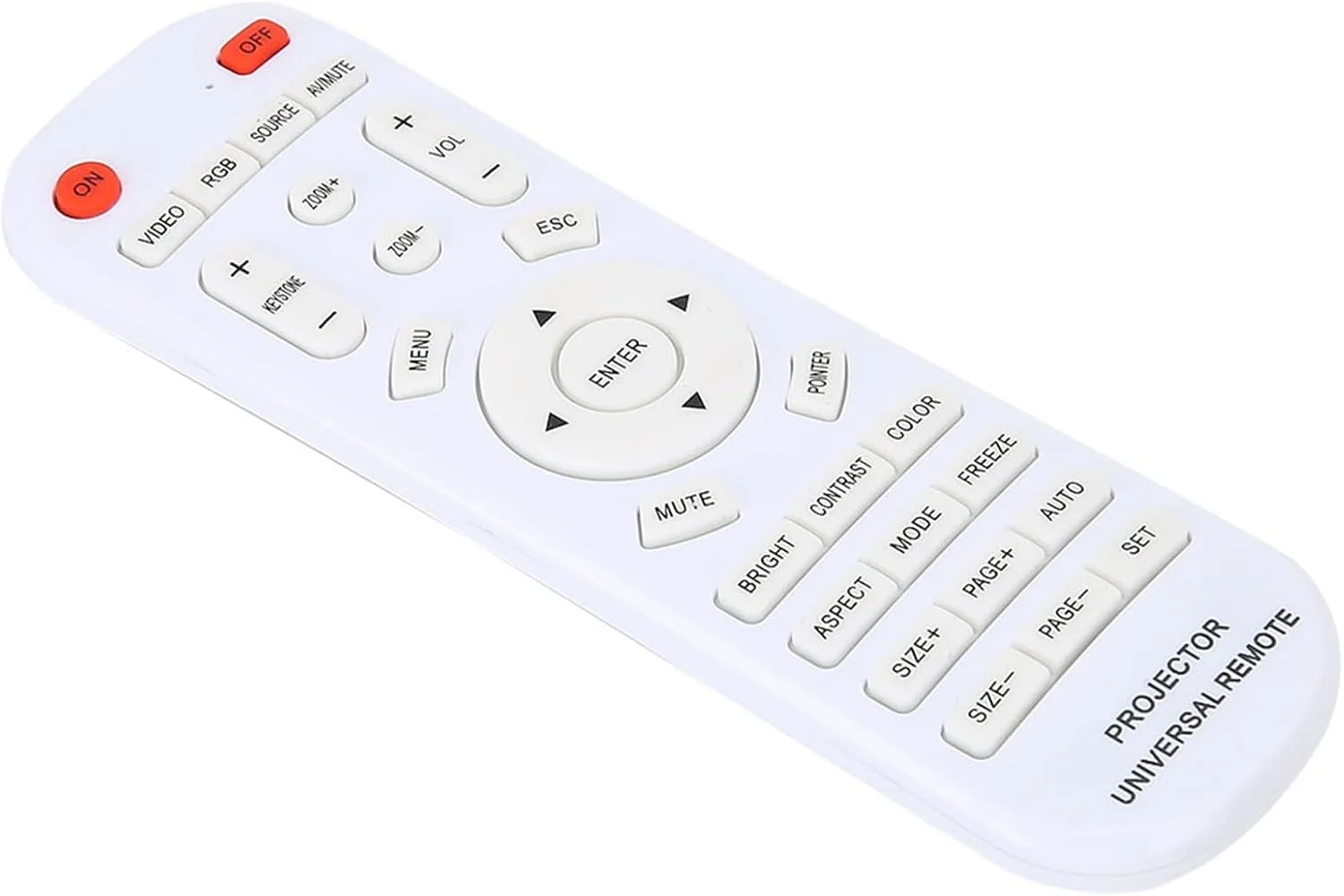 ریموت کنترل پروژکتور سفید DC 3V، مناسب برای پروژکتورهای مینی HD