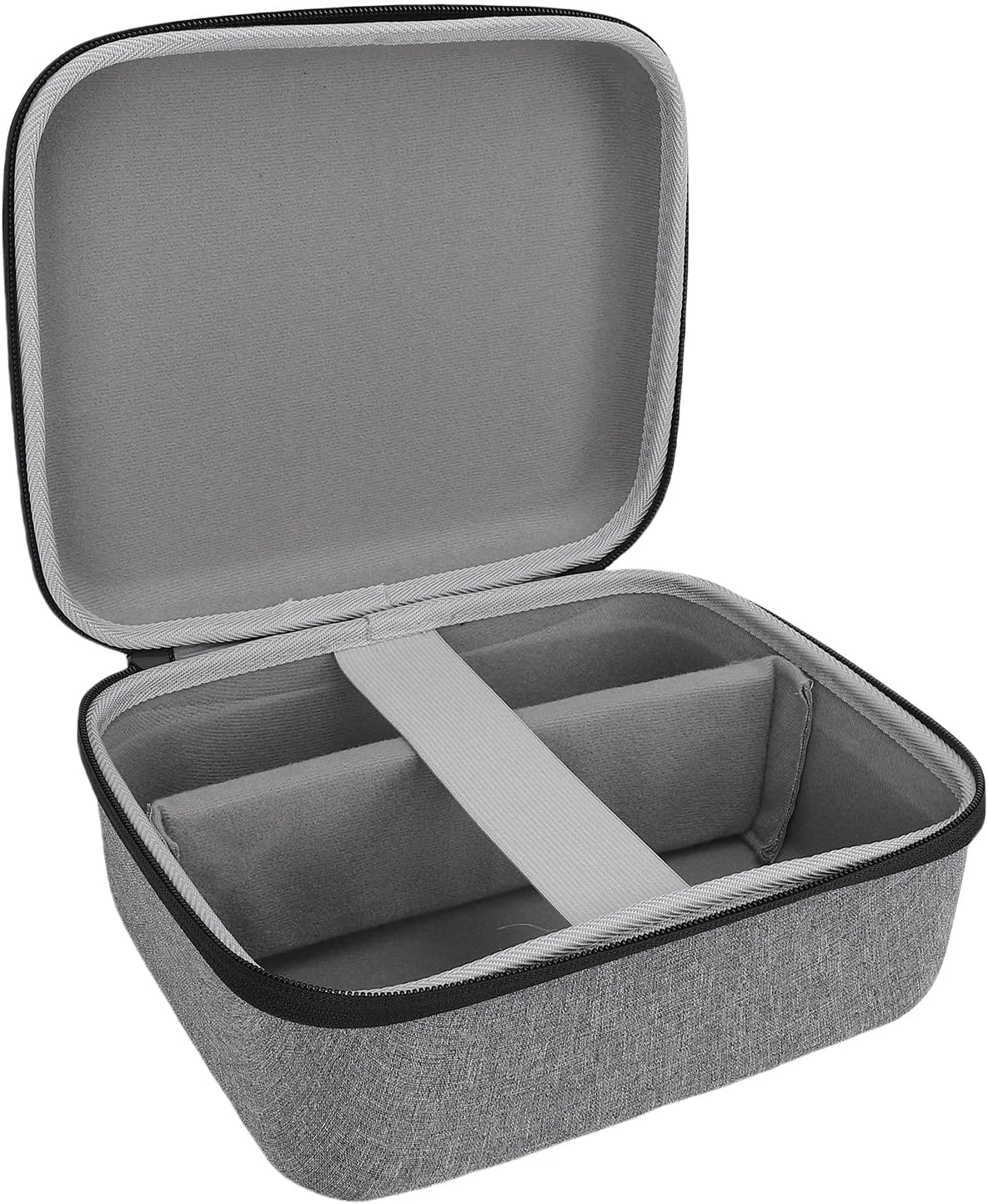 کیف حمل سخت پروژکتور Cryfokt مناسب برای 4، محافظت در برابر خراش و ضربه، کیف EVA ضد آب برای مسافرت، کیف سخت پروژکتور ویدیویی خانگی برای مسافرت