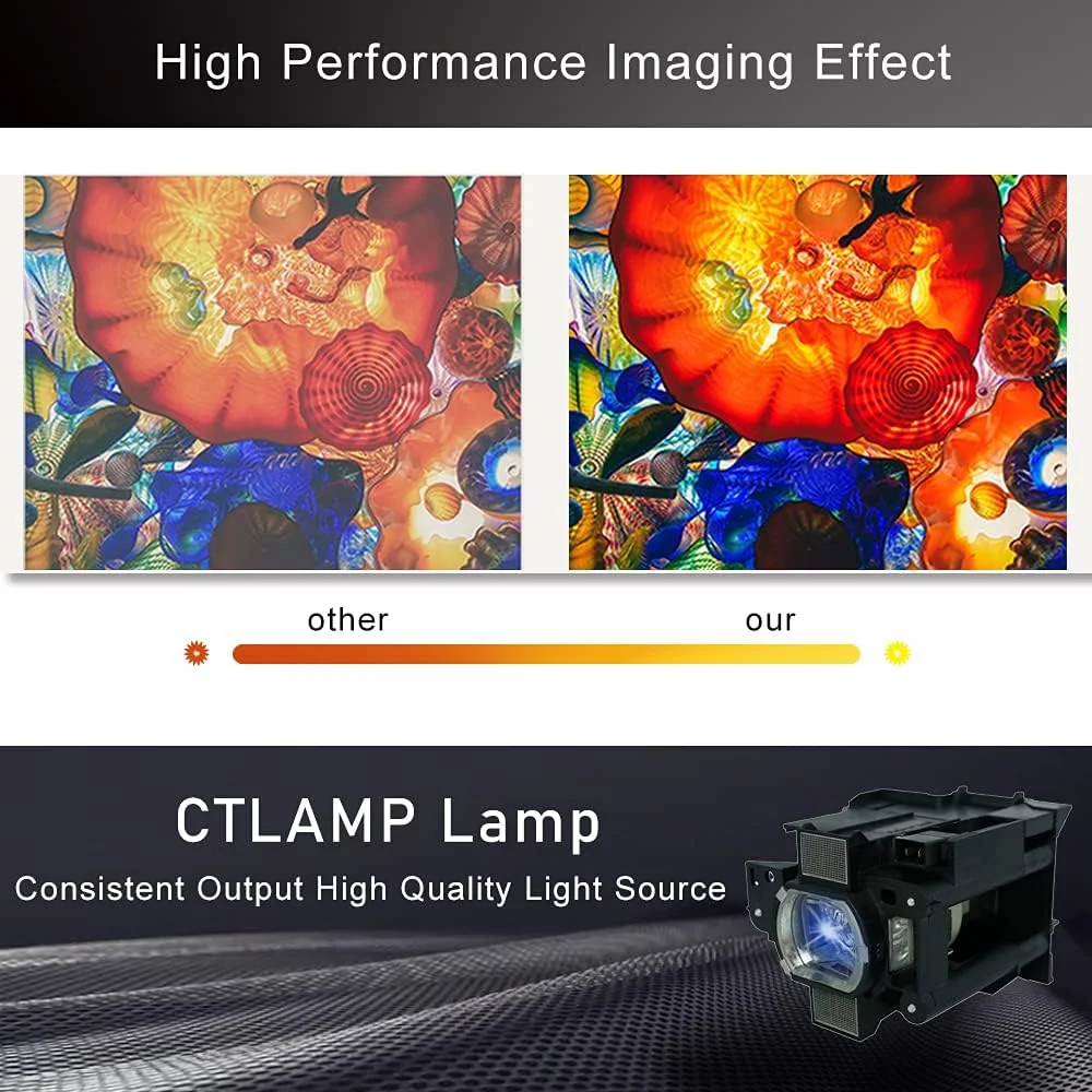 003-120707-01 / DT01281 لامپ پروژکتور جایگزین با محفظه عمومی سازگار با Hitachi CP-SX8350 CP-WUX8440 CP-WX8240 CP-X8150