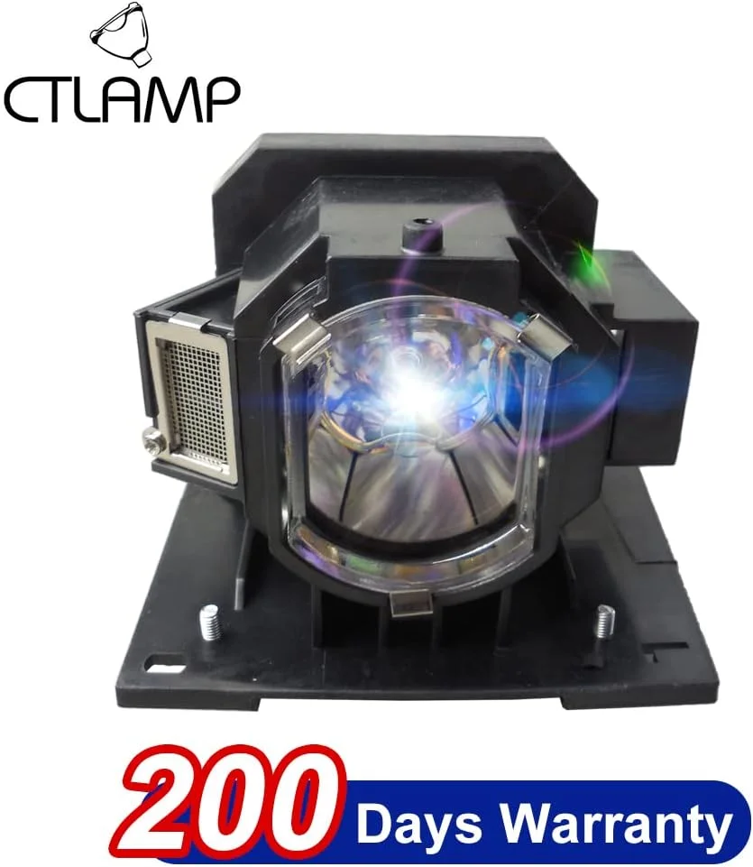 لامپ پروژکتور جایگزین حرفه ای DT01931 با کیفیت A+ به همراه محفظه سازگار با Hitachi CP-WU5500 CP-WU5505 CP-WX5500 CP-WX5505 CP-X5550 CP-WU5506M