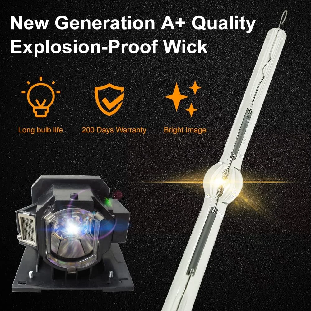 لامپ پروژکتور جایگزین حرفه ای DT01931 با کیفیت A+ به همراه محفظه سازگار با Hitachi CP-WU5500 CP-WU5505 CP-WX5500 CP-WX5505 CP-X5550 CP-WU5506M