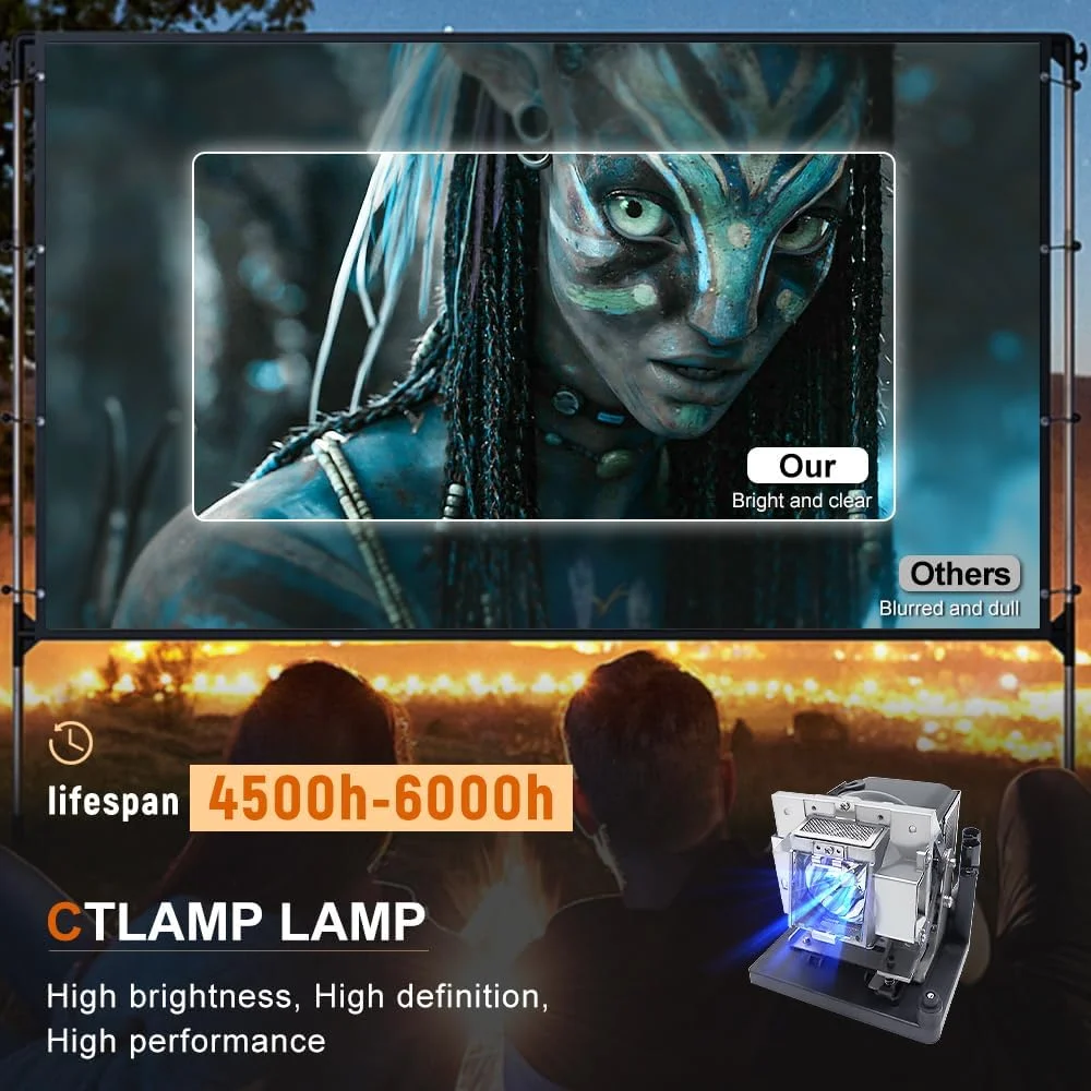 لامپ پروژکتور EST-P1-LAMP اصلی ESTP1 با لامپ OEM واقعی در داخل با محفظه سازگار با Promethean EST-P1