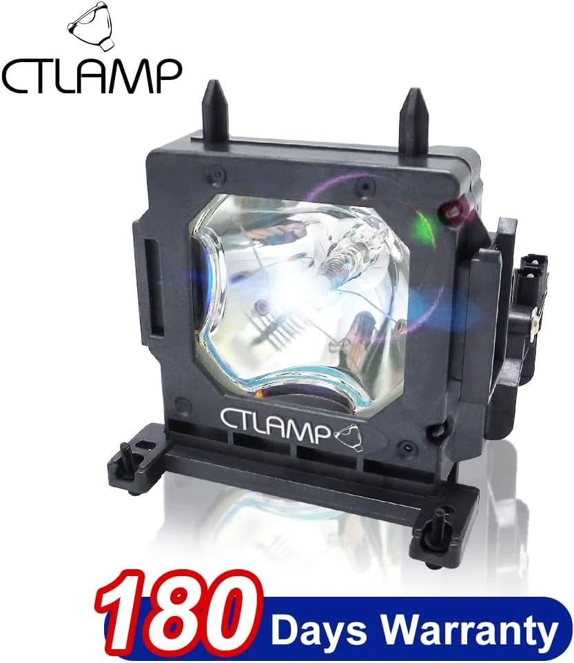 لامپ پروژکتور جایگزین CTLAMP LMP-H202 سازگار با پروژکتورهای Sony VPL-HW30AES/VPL-HW30ES/VPL-HW50ES/VPL-HW55ES/VPL-VW95ES همراه با محفظه