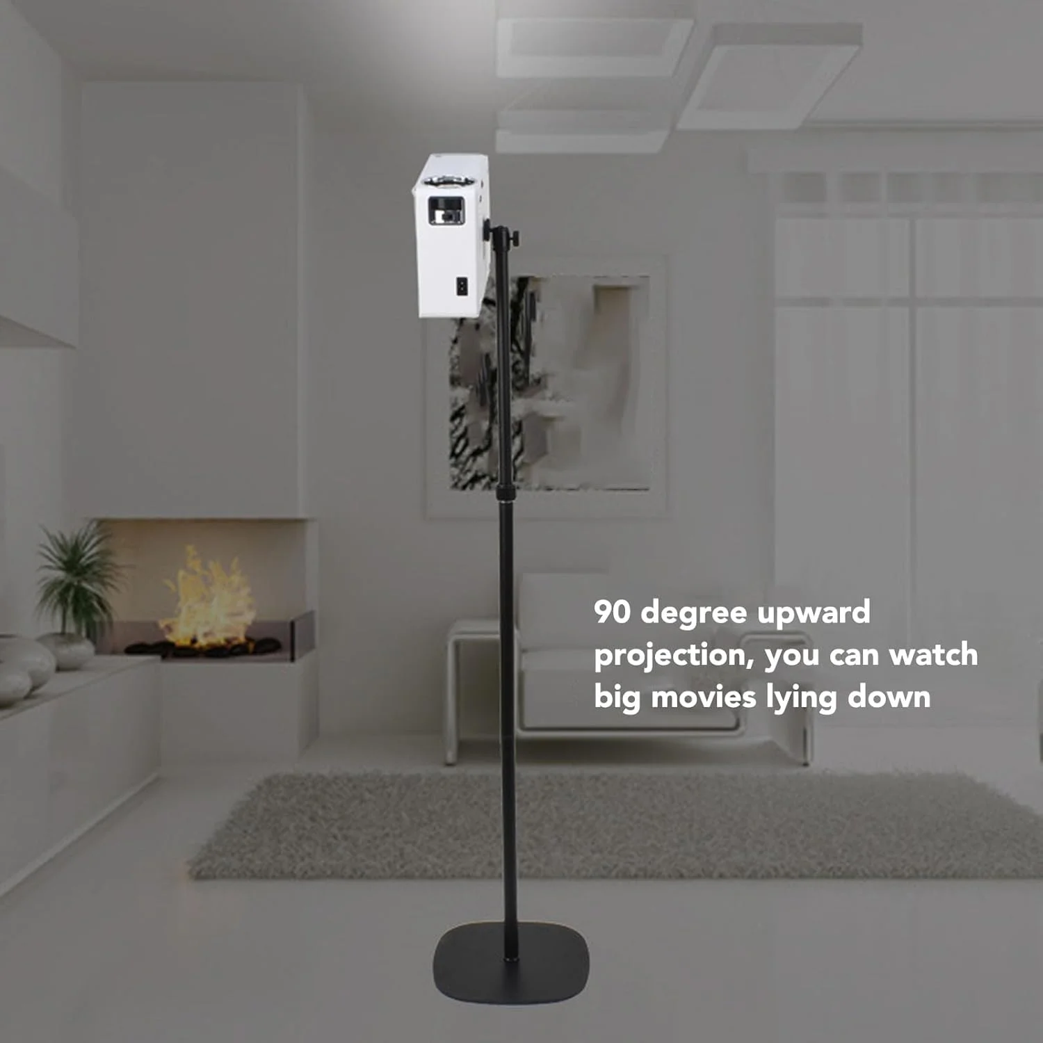 پایه پروژکتور، پایه جهانی پروژکتور با قابلیت چرخش 360 درجه و ارتفاع قابل تنظیم، سازگار با نصب سقفی، مناسب برای دوربین های فیلمبرداری، وبلاگ، DVR، جهانی برای خانه و دفتر پایه پروژکتور، پایه جهانی پروژکتور با قابلیت چرخش 360 درجه و ارتفاع قابل تنظیم، سازگار با نصب سقفی، مناسب برای دوربین های فیلمبرداری، وبلاگ، DVR، جهانی برای خانه و دفتر