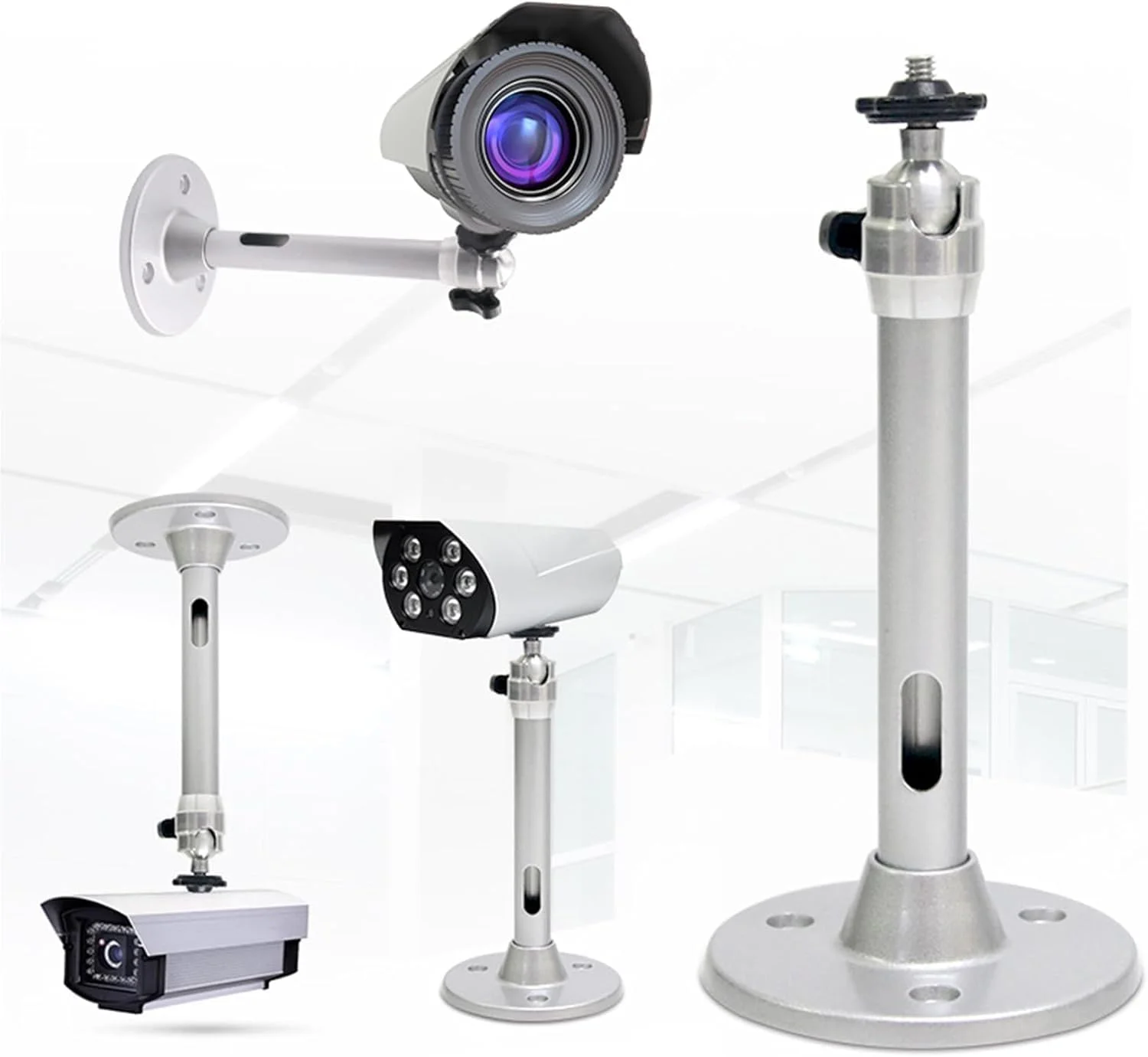 نگهدارنده پروژکتور سقفی Zhenghebuy، پایه پروژکتور کوچک برای دیوار، پشتیبانی پروژکتور با قابلیت چرخش 360 درجه نگهدارنده پروژکتور سقفی Zhenghebuy، پایه پروژکتور کوچک برای دیوار، پشتیبانی پروژکتور با قابلیت چرخش 360 درجه