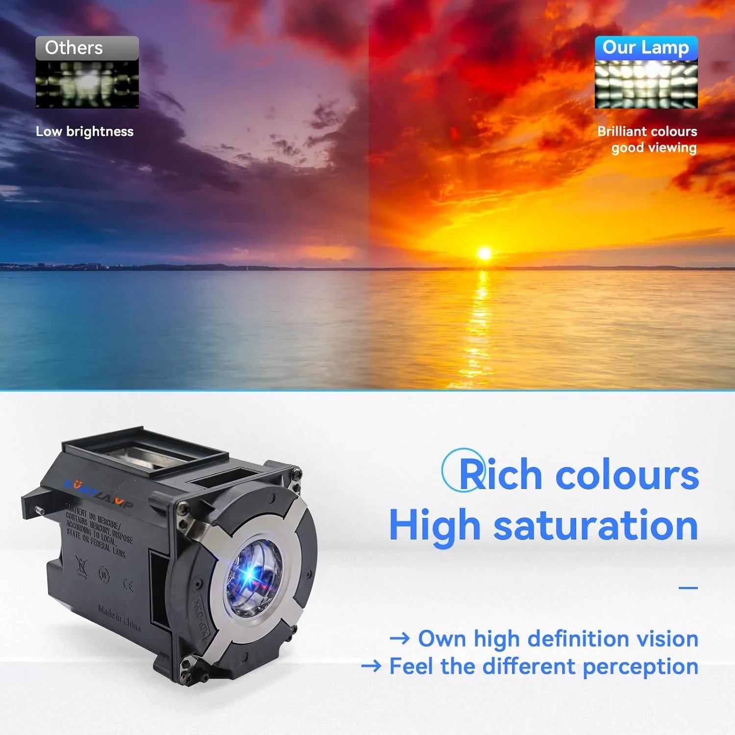 لامپ پروژکتور جایگزین ZMSTLAMP NP42LP با کیفیت اصلی برای NEC NP-PA653U NP-PA653UJL NP-PA703WJL NP-PA723UJL NP-PA803U NP-PA803UJL NP-PA853W NP-PA903X