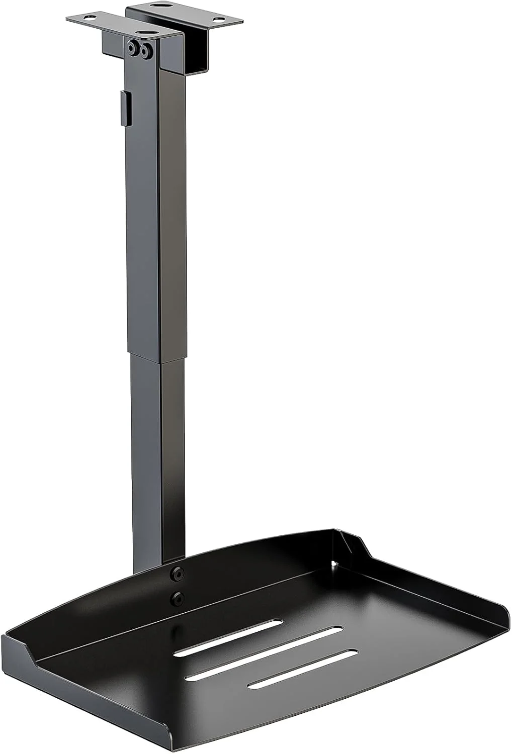 پایه دیواری پروژکتور WALI، تحمل وزن تا 10 کیلوگرم، پایه پروژکتور جهانی با قابلیت تنظیم ارتفاع 57.8 تا 76.8 سانتی متر، نصب بدون نیاز به سوراخ کاری، مدیریت کابل مخفی، مشکی (PM-005-B)