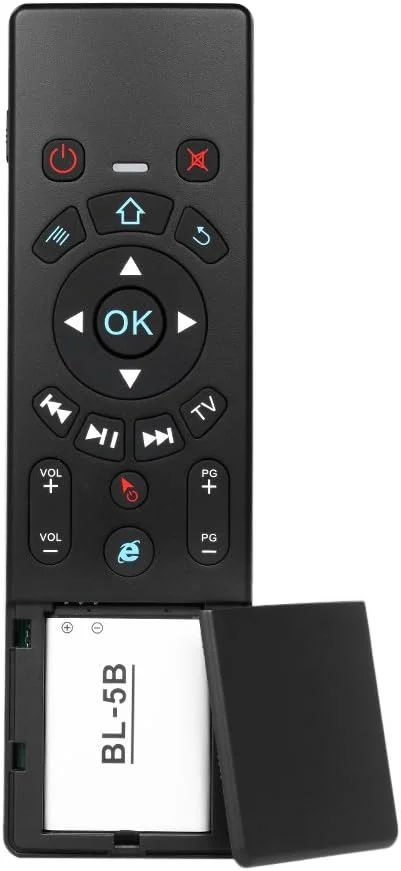 مینی کیبورد بی سیم 2.4 گیگاهرتزی QWERTY با تاچ پد موس و کنترل از راه دور دستی با ژیروسکوپ 6 محوره برای کامپیوتر، تلویزیون و اندروید باکس