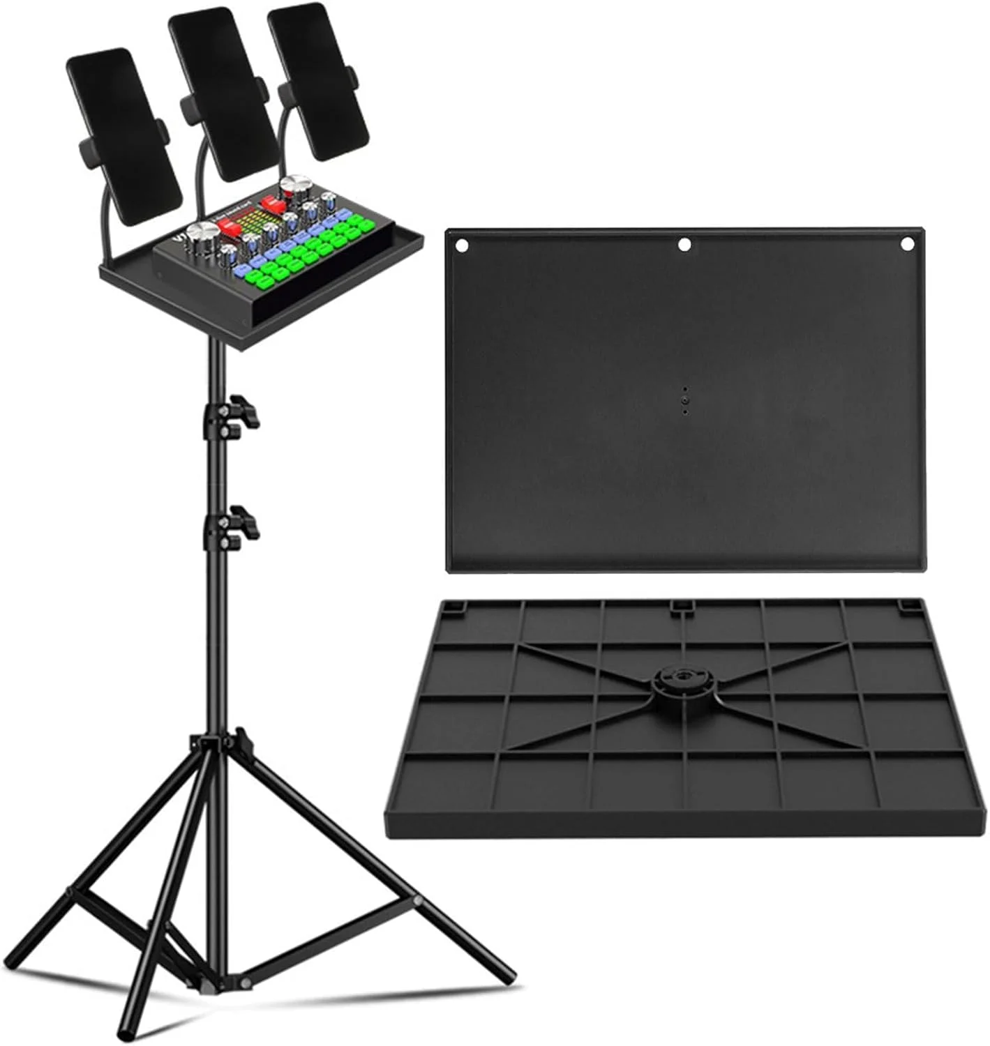 سینی پروژکتور، سینی لپ تاپ، پلتفرم نگهدارنده برای پایه سه پایه با پیچ 1/4 اینچی، پایه پروژکتور، پایه سه پایه لپ تاپ