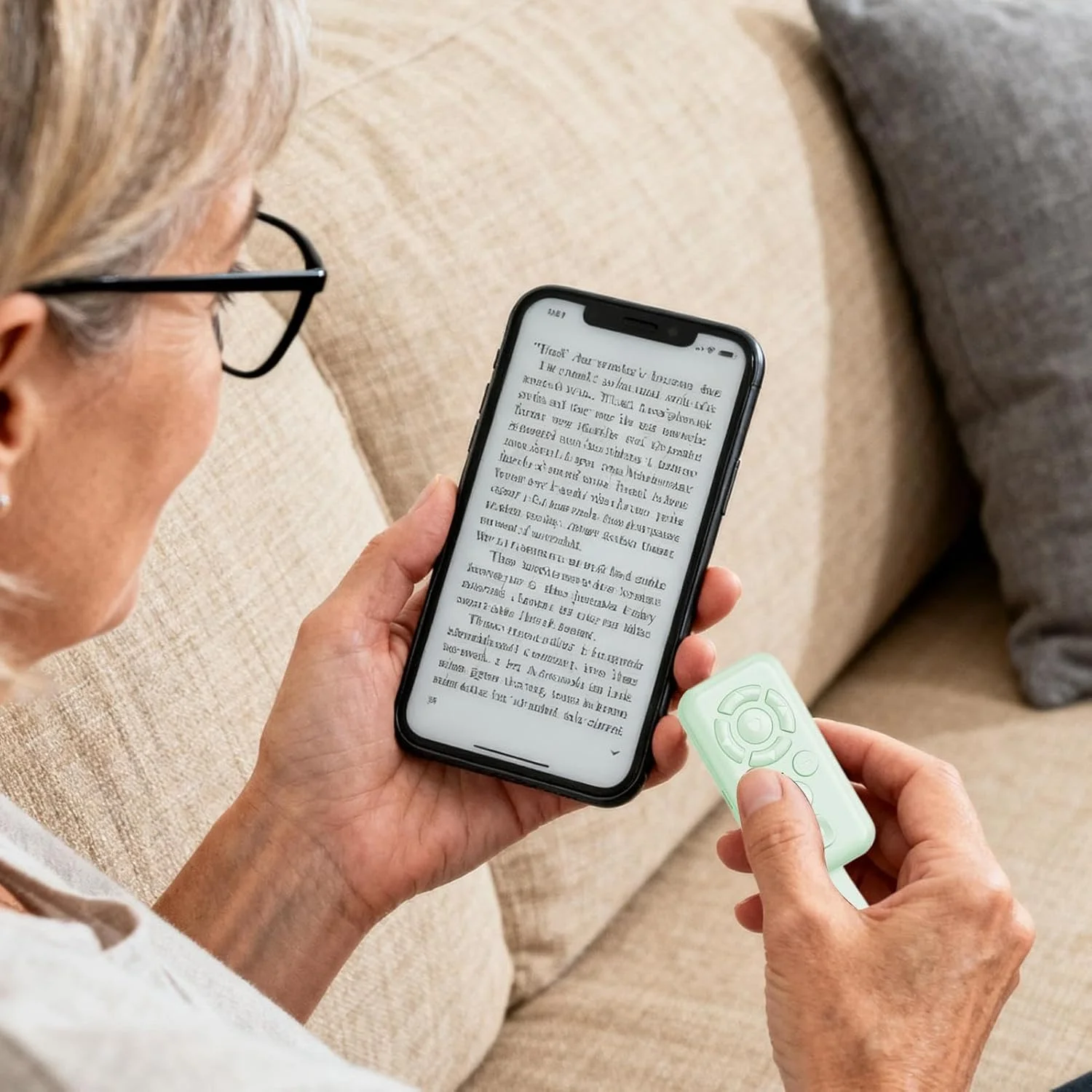 ریموت کنترل بی‌سیم - 9 دکمه قابل شارژ، ریموت قابل شارژ، برای دوربین گوشی، پروژکتور، ارائه، محل کار، کنفرانس، عکاسی، گاراژ، مدرسه