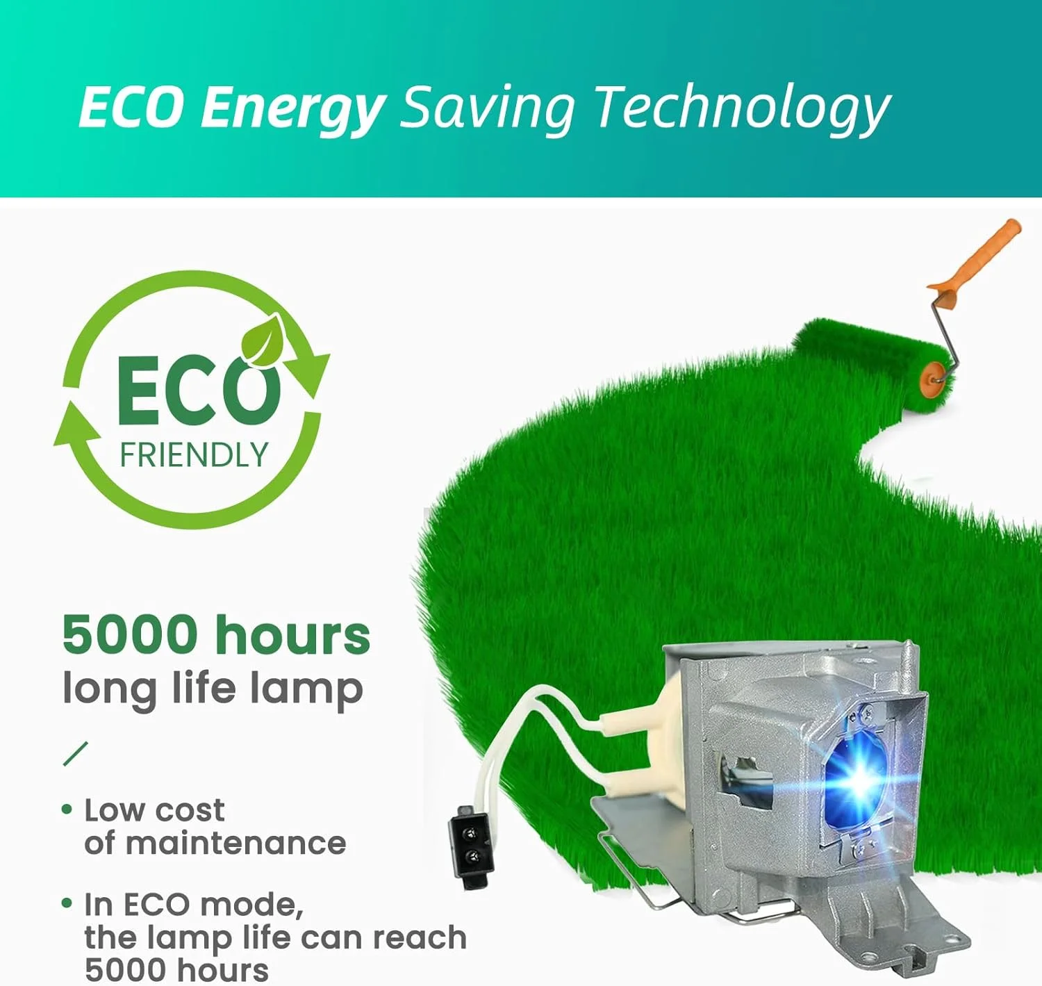 لامپ پروژکتور جایگزین Woprolight BL-FP190D / BL-FP190E / SP.8VH01GC01 / SP.73701GC01 سازگار با Optoma S315 S316 W316 X316 GT1080 HD26 DH1008 S312 W312 DW345 به همراه محفظه