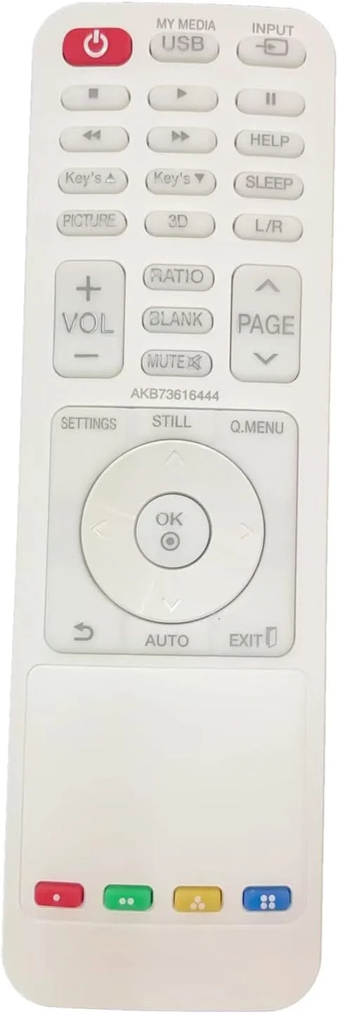 ریموت کنترل پروژکتور ال جی مدل AKB73616444 جایگزین AKB73616431 AKB73616443