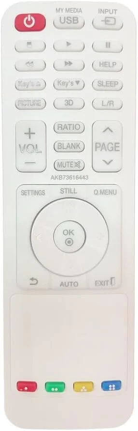 ریموت کنترل پروژکتور ال جی مدل AKB73616443، جایگزین مناسب برای AKB73616431 و AKB73616444