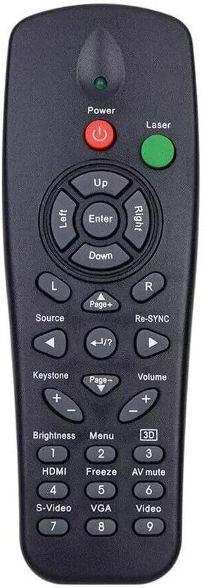 ریموت کنترل پروژکتور XINFUTE مناسب برای اپتما مدل های EX550 EX540 EX664 EX779P EX551 EX605ST
