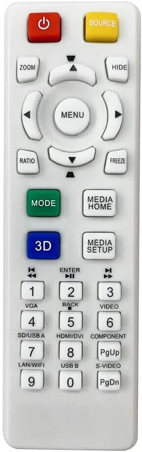 ریموت کنترل پروژکتور ایسر مدل های V32S D602 X125H X115 X115H EV-S62 V31S