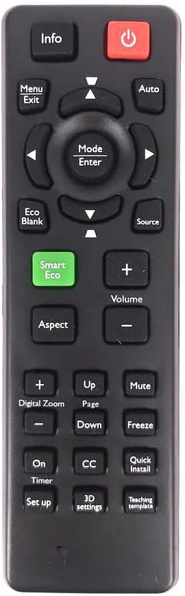ریموت کنترل پروژکتور بنکیو مدل های MX703 MX720 MW519 MS517F