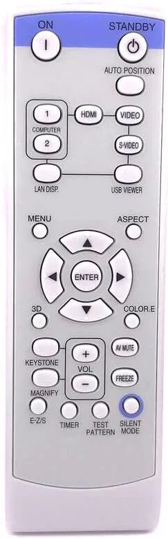 ریموت کنترل پروژکتور XINFUTE مدل XD250REM مناسب برای پروژکتورهای میتسوبیشی HC910 HC1100 HC6800 HC7000