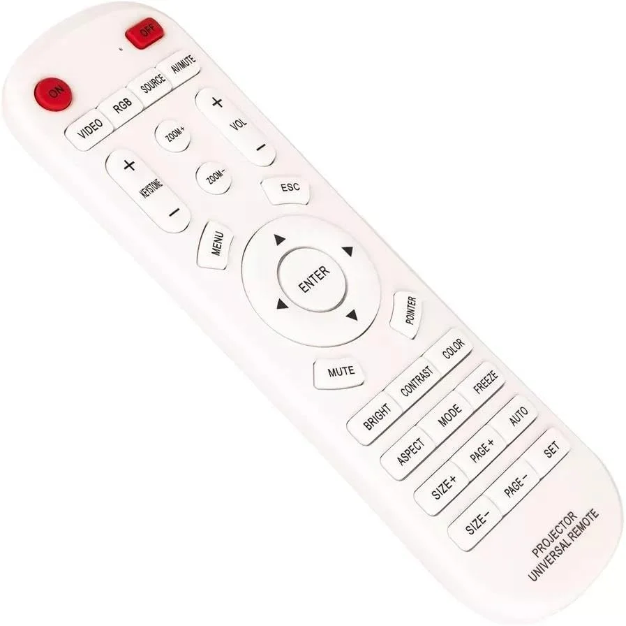 ریموت کنترل پروژکتور یونیورسال XINFUTE مناسب برای پاناسونیک اپسون بنکیو دل ویوسونیک