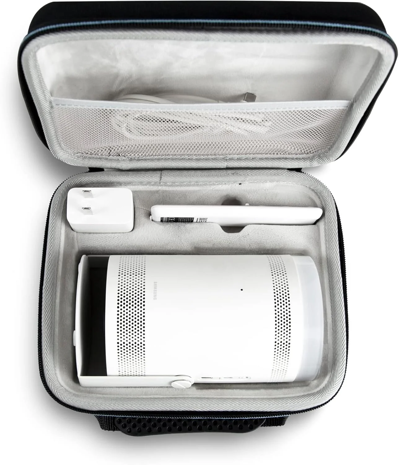 کیف حمل پروژکتور سامسونگ Freestyle XINGFUDAO، کیف نگهداری قابل حمل EVA سخت که کاملاً با پروژکتور Freestyle و پروژکتور Freestyle نسل دوم مطابقت دارد