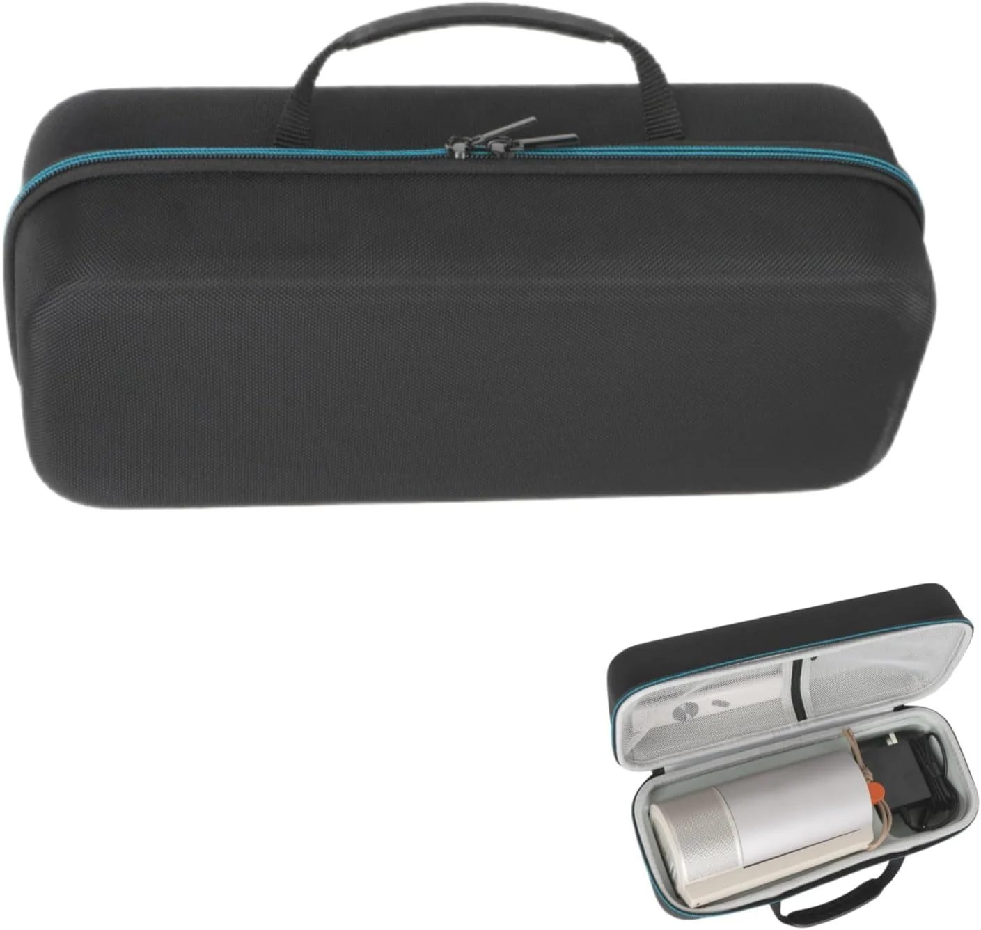 کیف حمل سخت XINGFUDAO برای پروژکتور XGIMI MoGo Pro/MoGo 3 Pro و پایه پروژکتور چند زاویه ای 1080P قابل حمل، ضد آب با فضای جداگانه