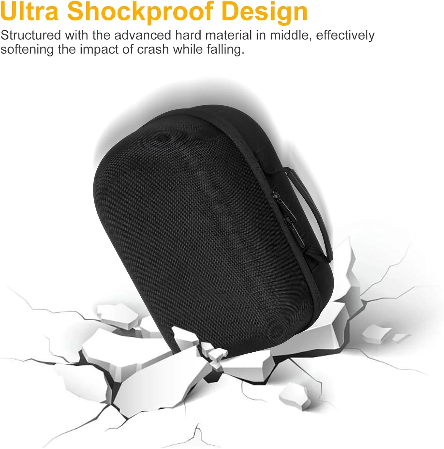 کیف سخت حمل پروژکتور XINGFUDAO برای XGIMI MoGo Pro/MoGo 2 Pro، ضدآب و دارای فضای ذخیره سازی سازمان یافته با فضای جداگانه برای پروژکتور و لوازم جانبی