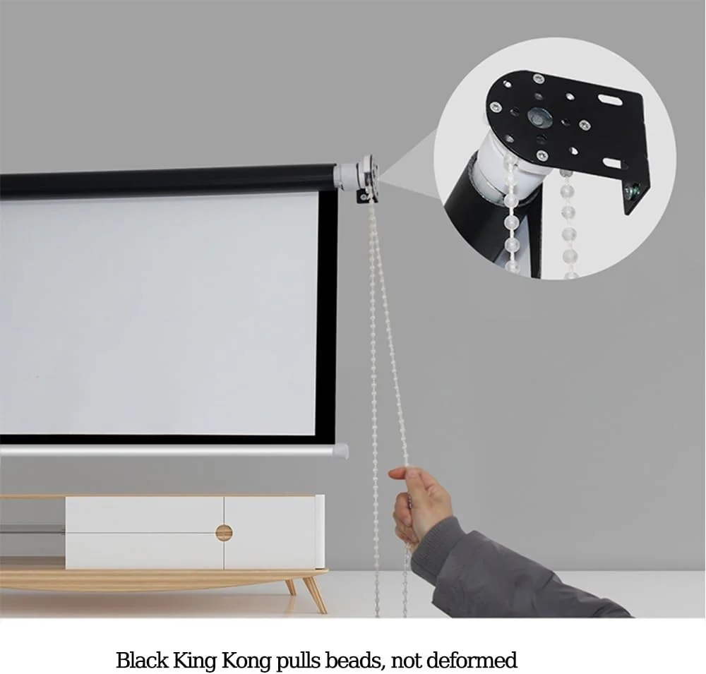 پرده نمایش پروژکتور فضای باز، پرده نمایش قابل حمل کشویی 40 50 60 اینچ، پرده سینمای خانگی برای داخل و خارج از منزل، نصب روی دیوار (60 اینچ (4:3)) پرده نمایش پروژکتور فضای باز، پرده نمایش قابل حمل کشویی 40 50 60 اینچ، پرده سینمای خانگی برای داخل و خارج از منزل، نصب روی دیوار (60 اینچ (4:3))