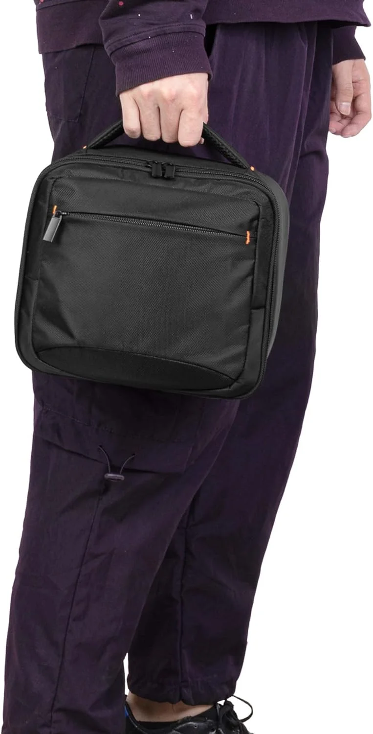 کیف حمل مینی پروژکتور CURMIO، سازگار با DR.J Professional، QKK، VANKYO، XGIMI، مشکی