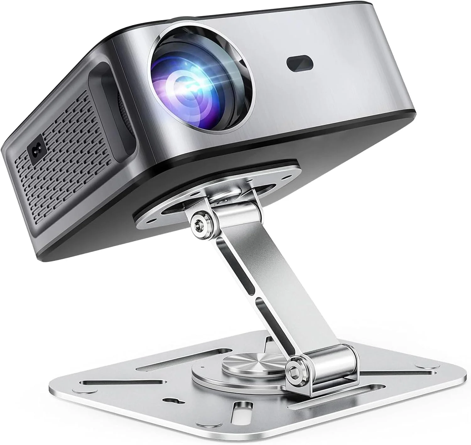 پایه رومیزی پروژکتور با قابلیت چرخش 360 درجه، پایه دیواری پروژکتور، پایه سقفی پروژکتور با رابط پیچ 1/4 اینچی، پایه پروژکتور چند منظوره برای سینمای خانگی، اتاق بازی، دفتر کار