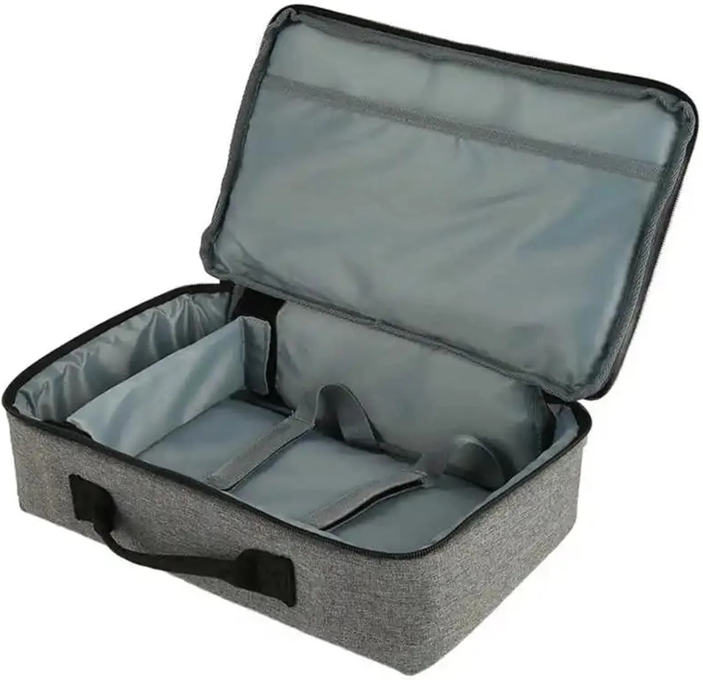 کیف نگهداری پروژکتور خانگی Docooler، کیف حمل قابل حمل برای پروژکتور و لوازم جانبی، ضد ضربه، مقاوم در برابر سایش، کیف مسافرتی پروژکتور با زیپ روان