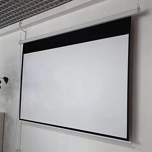 پرده نمایش برقی موتوردار DOD، 100 اینچ، بدون ریموت، عریض 16:9 8K 4K Ultra HD برای فیلم، سینمای خانگی، دفتر کار، بازی ویدیویی، 240X150 سانتی متر