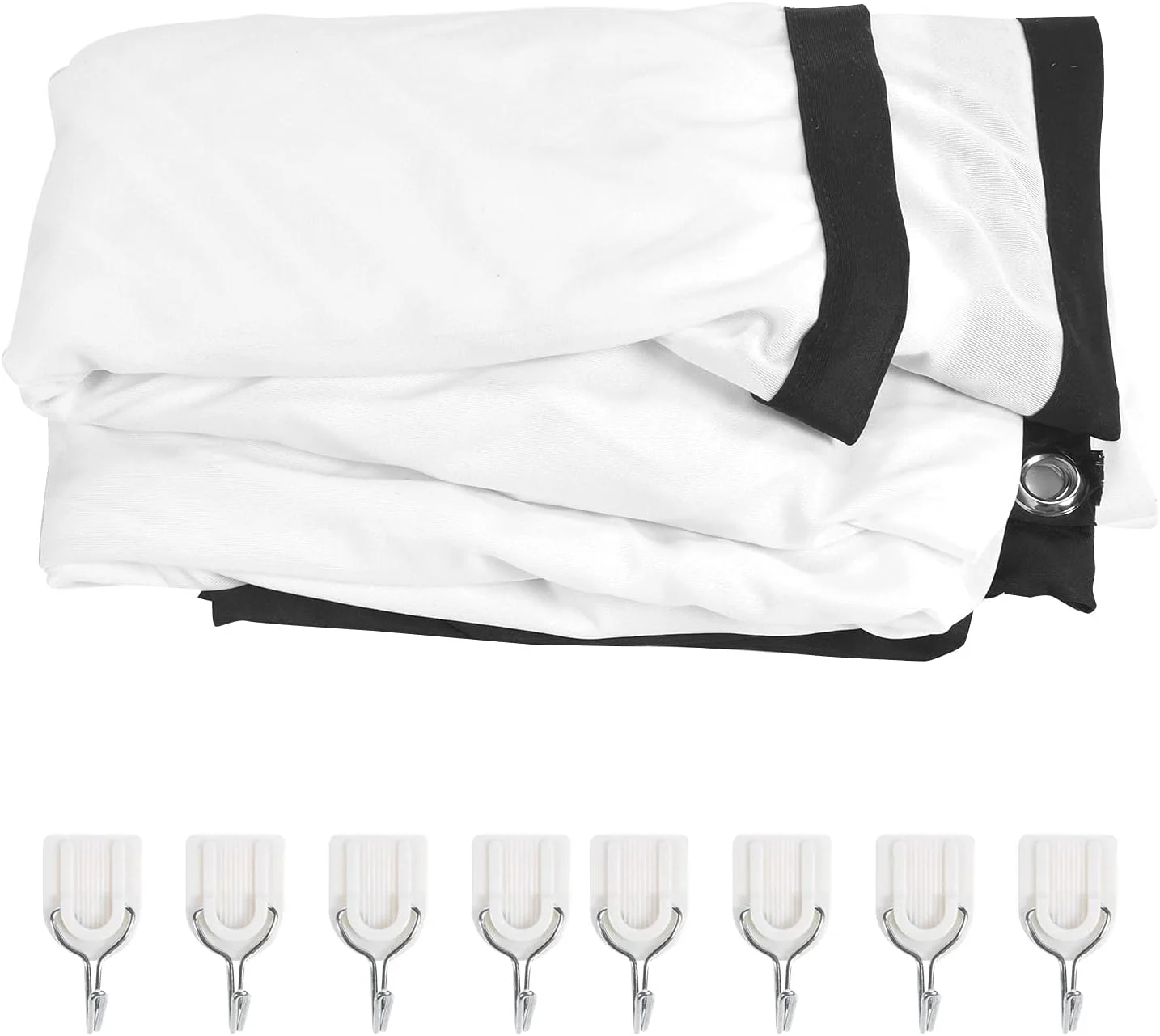 پرده نمایش پروژکتور، پرده نمایش تاشو قابل حمل با کیفیت بالا برای دفتر کار خانگی (330 * 187 سانتی متر)