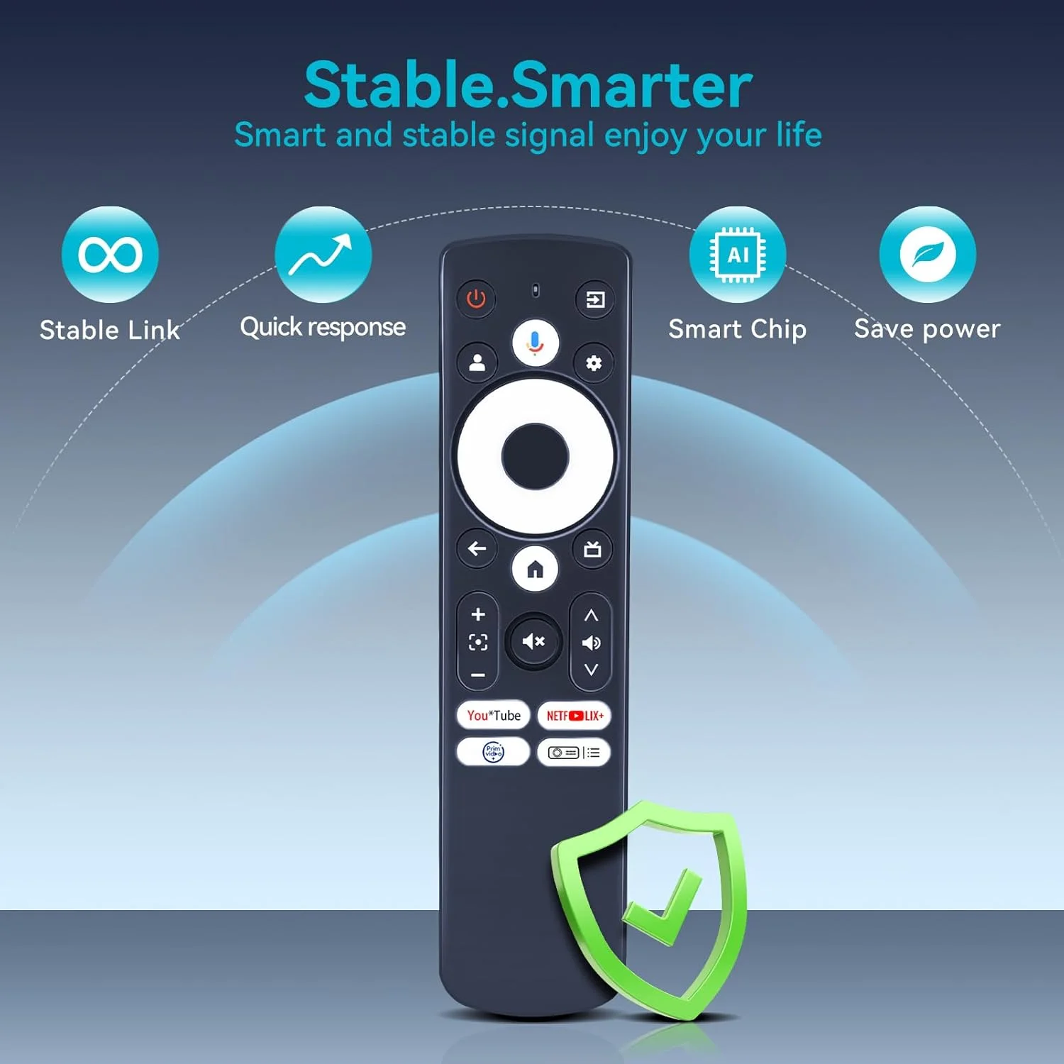 ریموت کنترل صوتی جایگزین پروژکتور برای Aurzen Boom mini، EAZZE D1G، برای پروژکتور هوشمند GooDee GD500 Plus