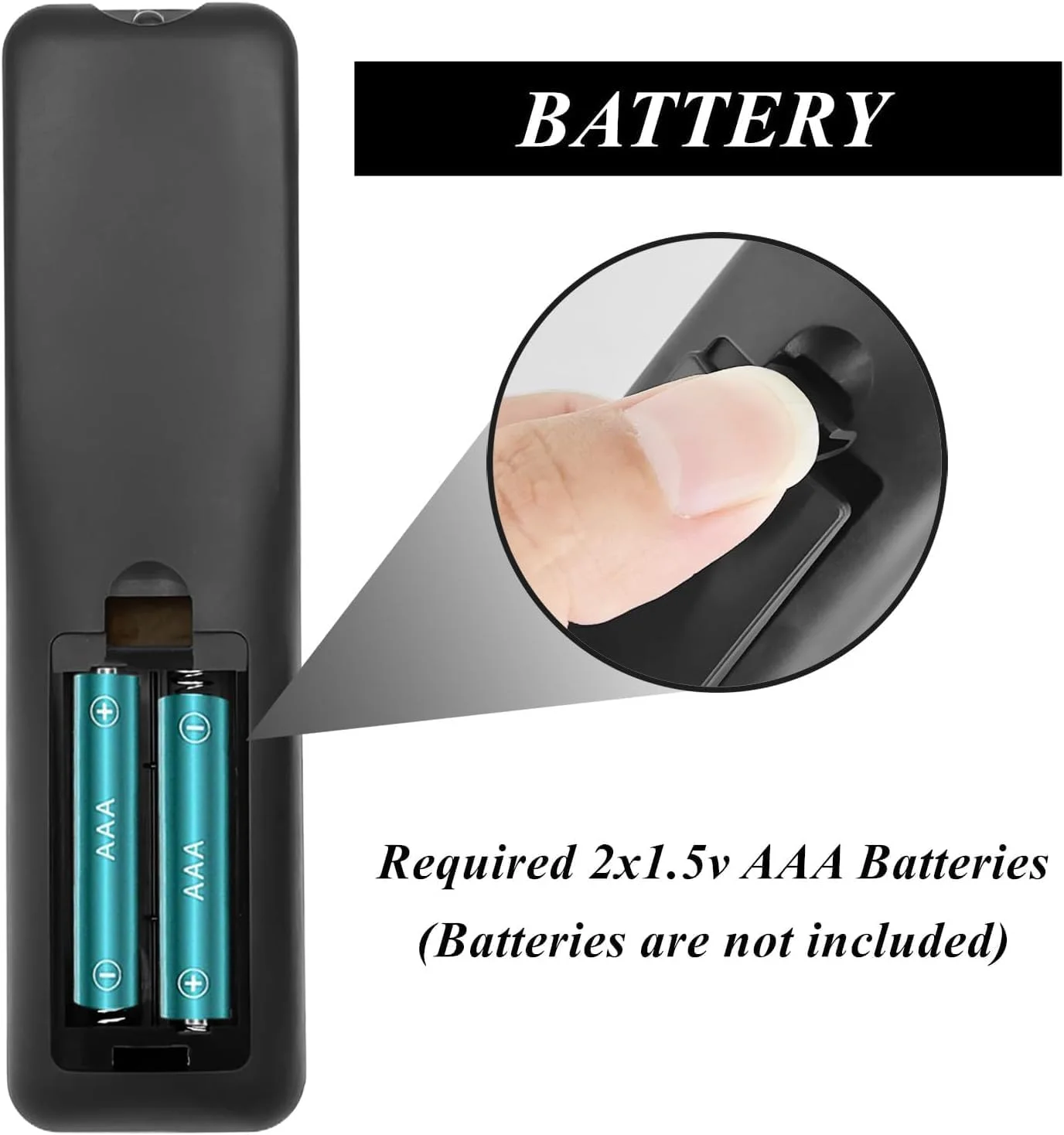 ریموت کنترل جایگزین M8 سازگار با Wimius K2، ClokoWe M8، CiBest W13، DBPOWER T20 PJ0703، ARTSEA W25، Blitzwolf BW-VP10، Mirval 1080P پروژکتور مینی قابل حمل