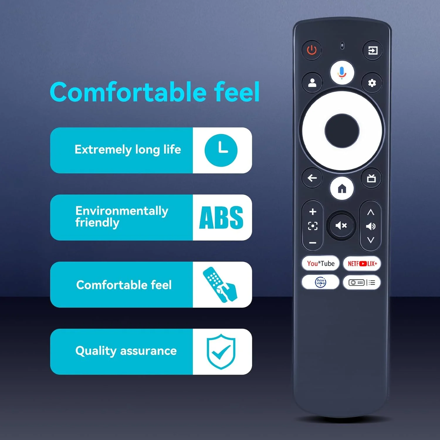 ریموت کنترل صوتی جایگزین پروژکتور برای Aurzen Boom mini، EAZZE D1G، برای پروژکتور هوشمند GooDee GD500 Plus