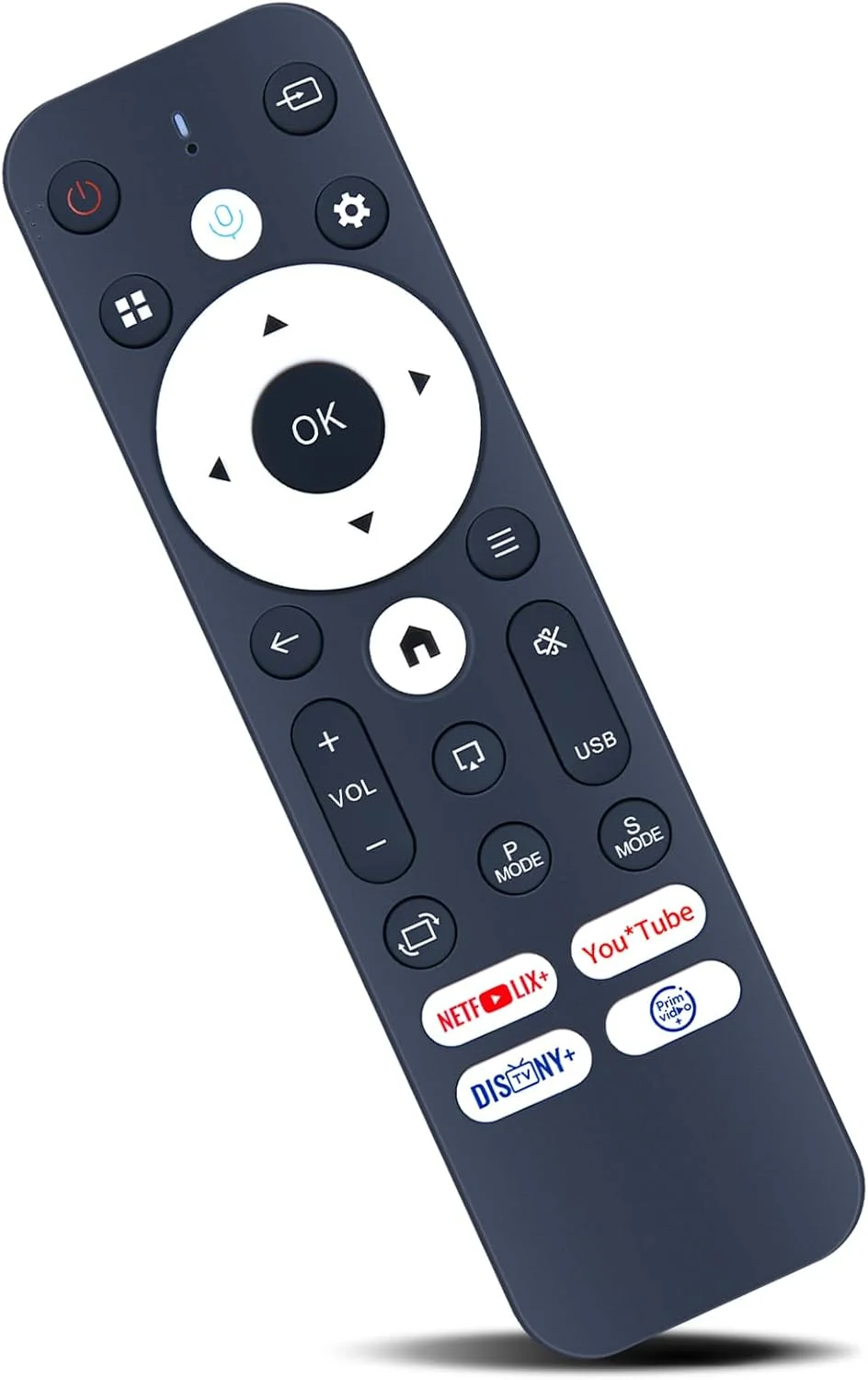 ریموت کنترل جایگزین سازگار برای پروژکتور هوشمند Salange HY320AA و YOWHICK DP03-L