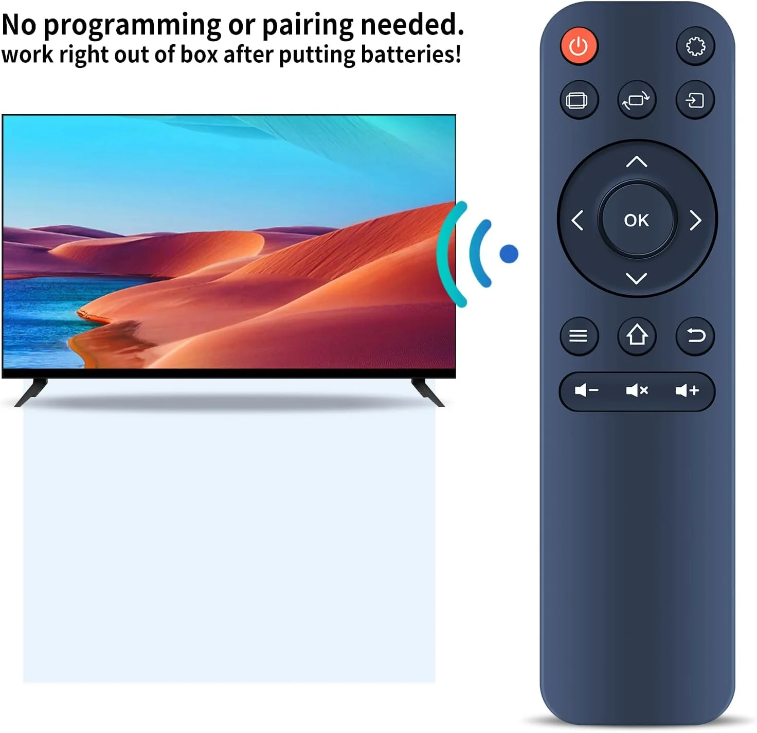 ریموت کنترل جایگزین ZWP سازگار با پروژکتور HAPPRUN H1