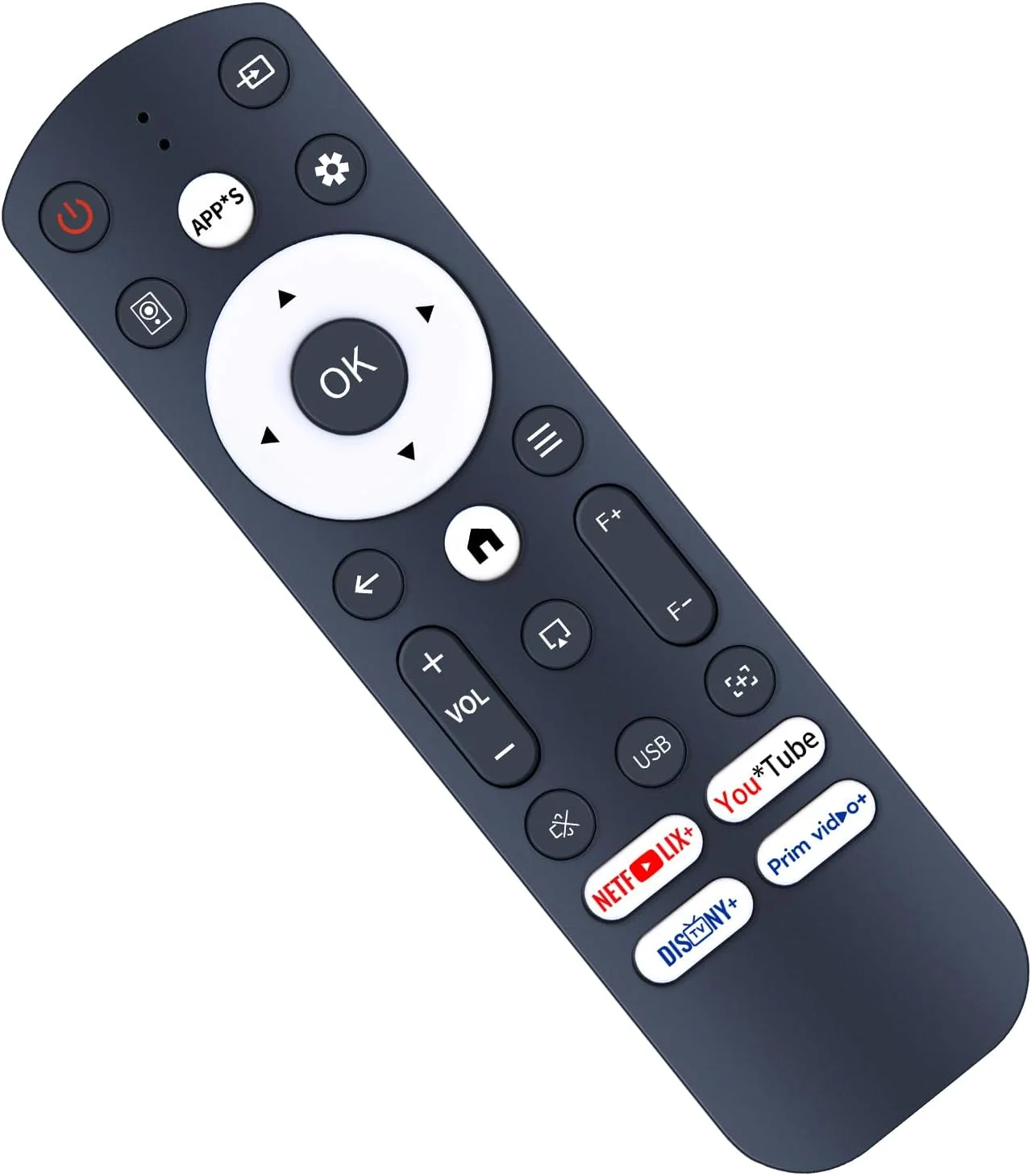 ریموت کنترل جایگزین مناسب برای پروژکتور هوشمند Futuzen P30 NF-US P30 Pro، Magcubic HY450NTV، VOPLLS Q5 (بدون عملکرد صوتی)